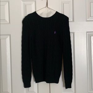 Polo sweater black